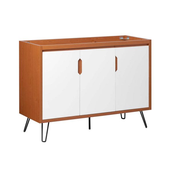Modway Energize 47  MDF and Particleboard Bathroom Vanity Cabinet - Cherry White For Cheap