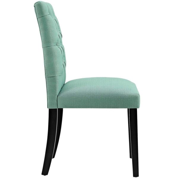 Modway Duchess Fabric Set of 2, Two Dining Chairs, Laguna Online Sale - Image 3