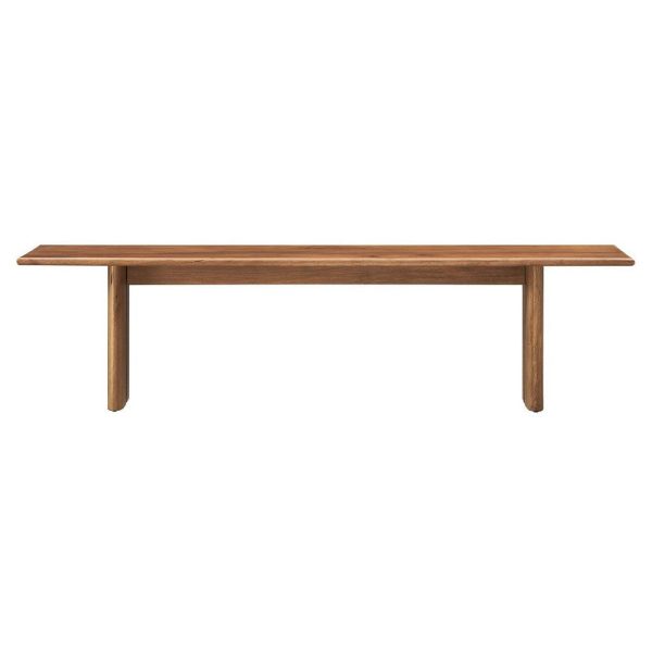 Modway Amistad 72  Solid Wood Modern Farmhouse Dining Bench in Walnut Online - Image 3