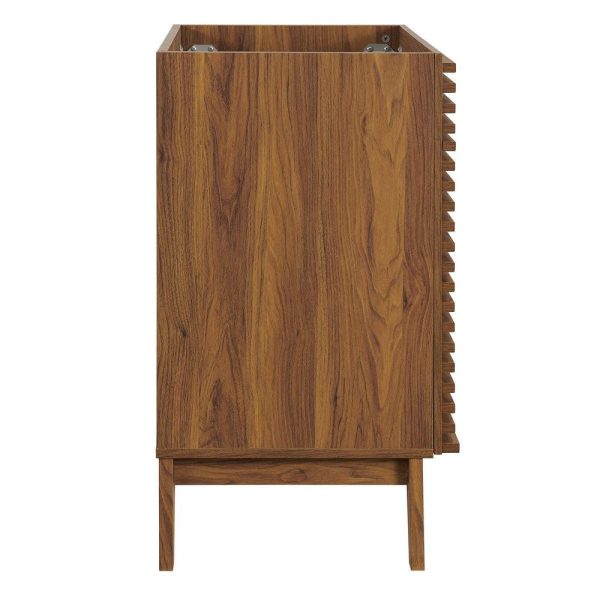 Modway Render 23.5  Bathroom Vanity in Walnut (Sink Basin Not Included) Supply - Image 3