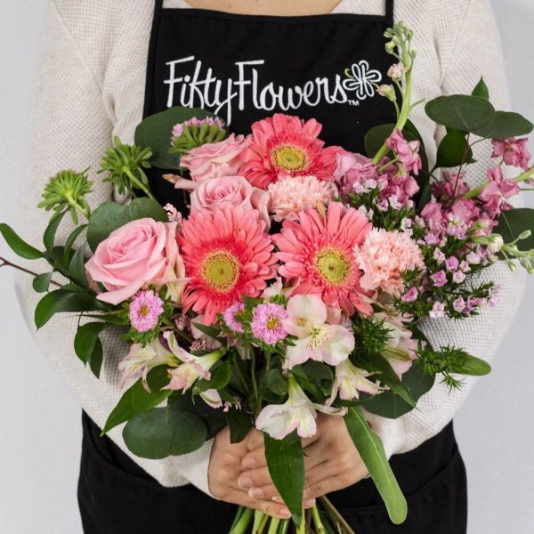 Baby Shower Pink Flower Centerpieces Sale - Image 3