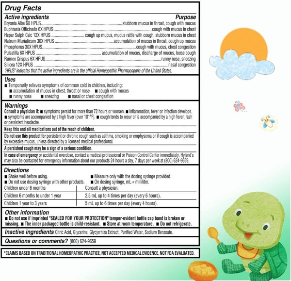 Hyland s Baby Mucus and Cold Relief, 4 oz Online Hot Sale - Image 2